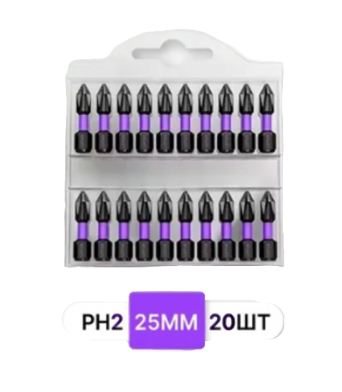Фото товара Бита ударная LOTUS PH2*25мм (20 шт. в уп.)