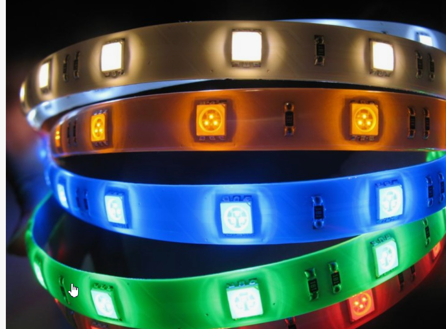 Фото товара СВД лента 1ый свет 9,6 ВТ/м SMD5050 60д 24В RGB+W4000К многоцветная + нейтральная