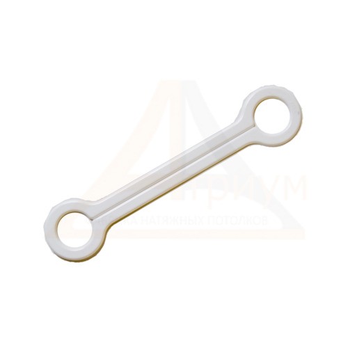 Фото товара № 32 АРТФОЛИ УДЛИНЕННАЯ Обвод трубы "кость" L220, БЕЛАЯ, 2,5 мм (в уп. 50 шт.)