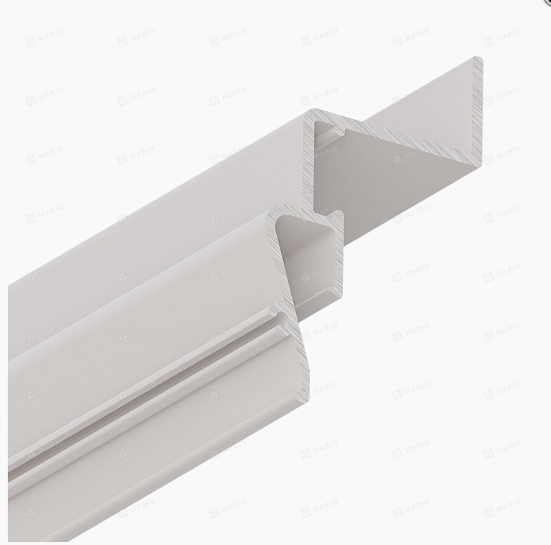 Фото товара А2 Профиль ALTEZA парящий под вставку СТЕНОВОЙ матовый БЕЛЫЙ (Contour-Pro LED) 2 м 40 м\уп