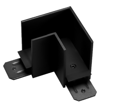 Фото товара COLIBRI Трековый соединитель угловой внутренний 220V черный
